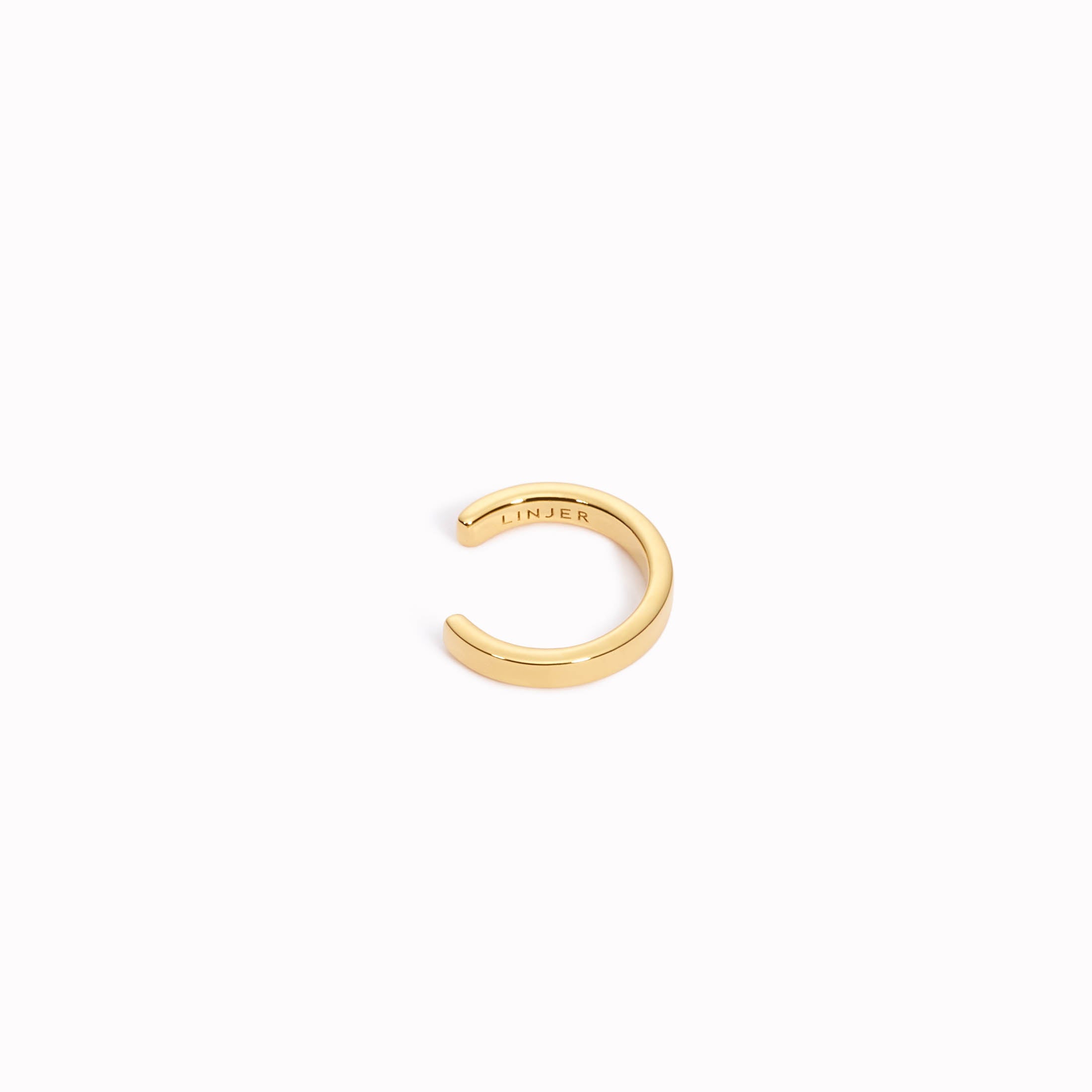 14K Gold Eclipse Ear Cuff - 10mm (Single Non-Piercing Piece)