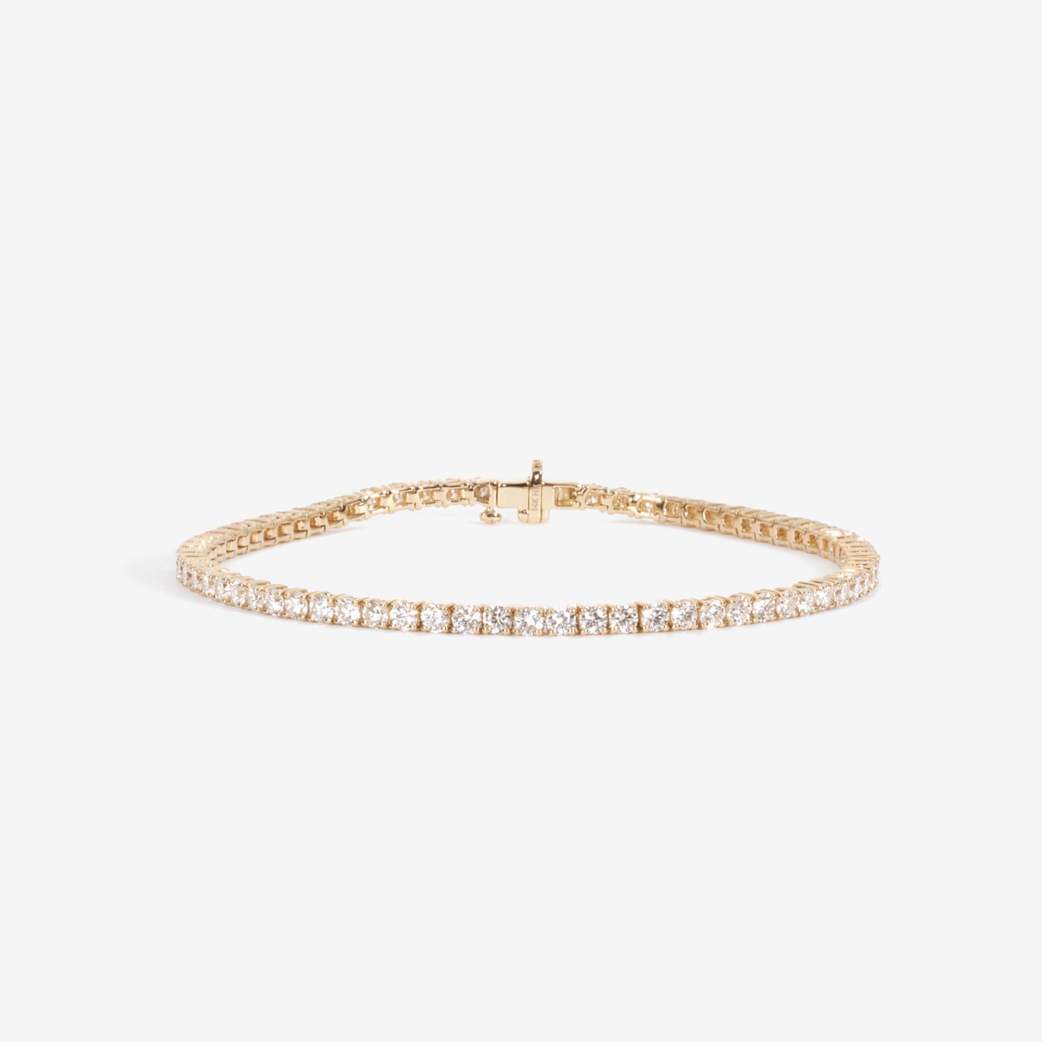 14K Gold Celestial River Full-Tennis Bracelet