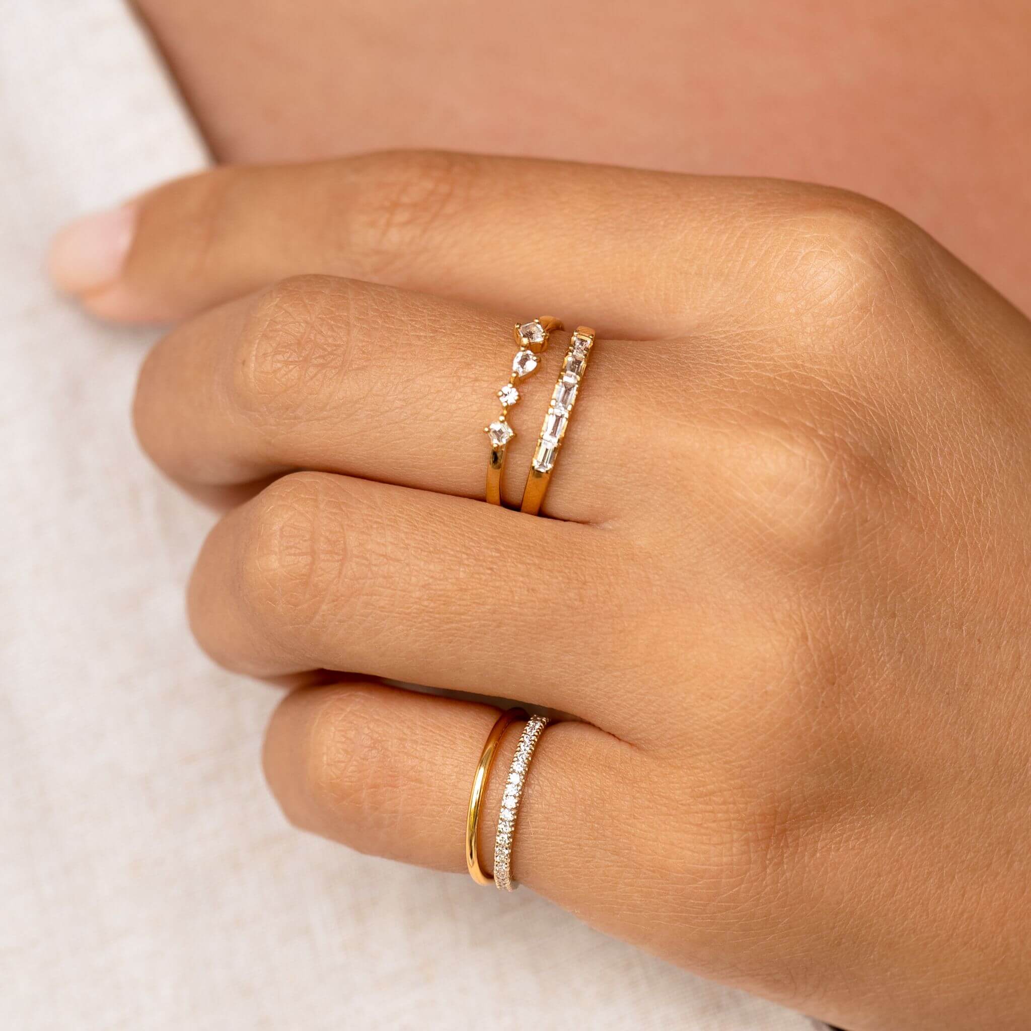Gold Stacking Ring - Liv