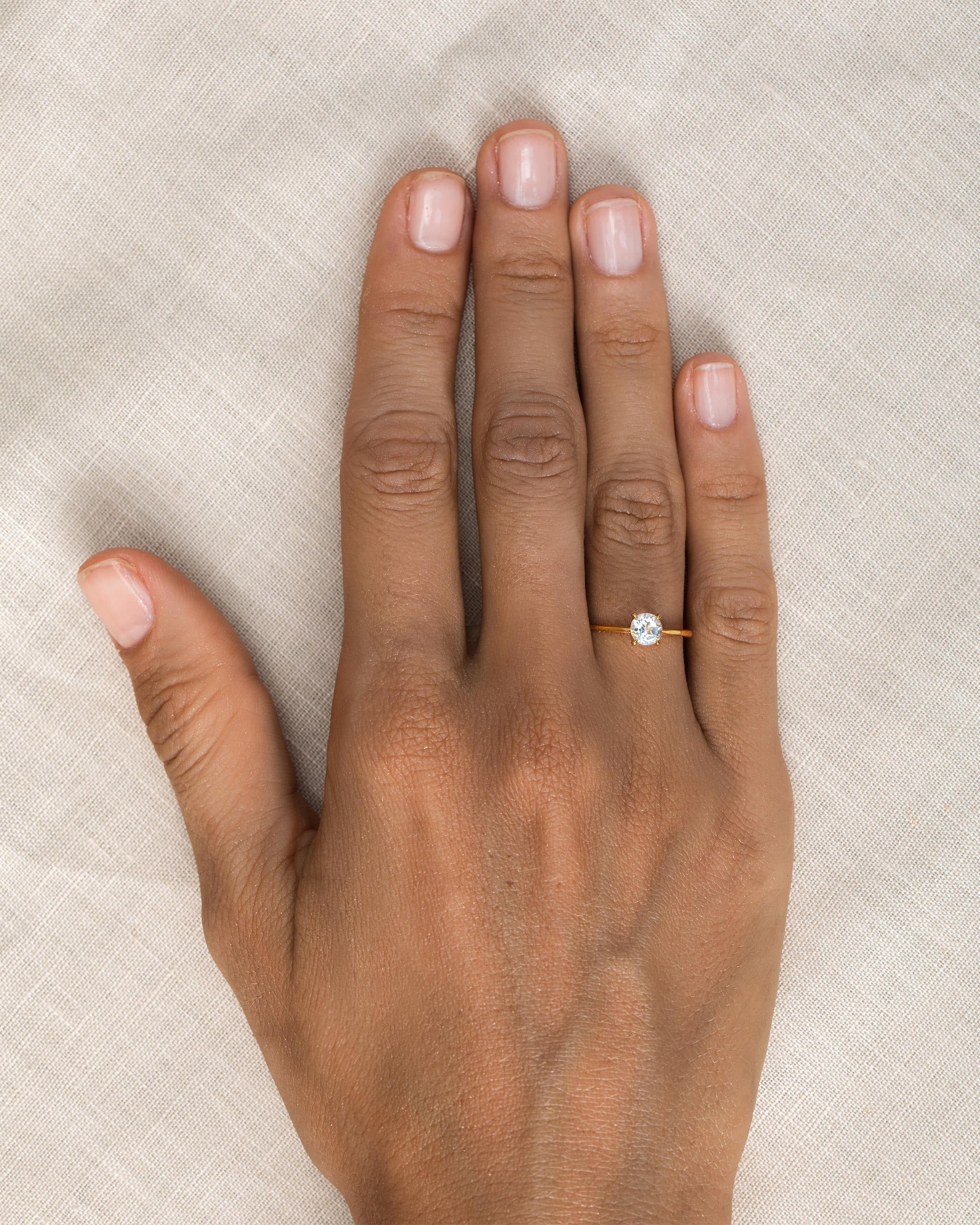 White Topaz Ring - Lilly