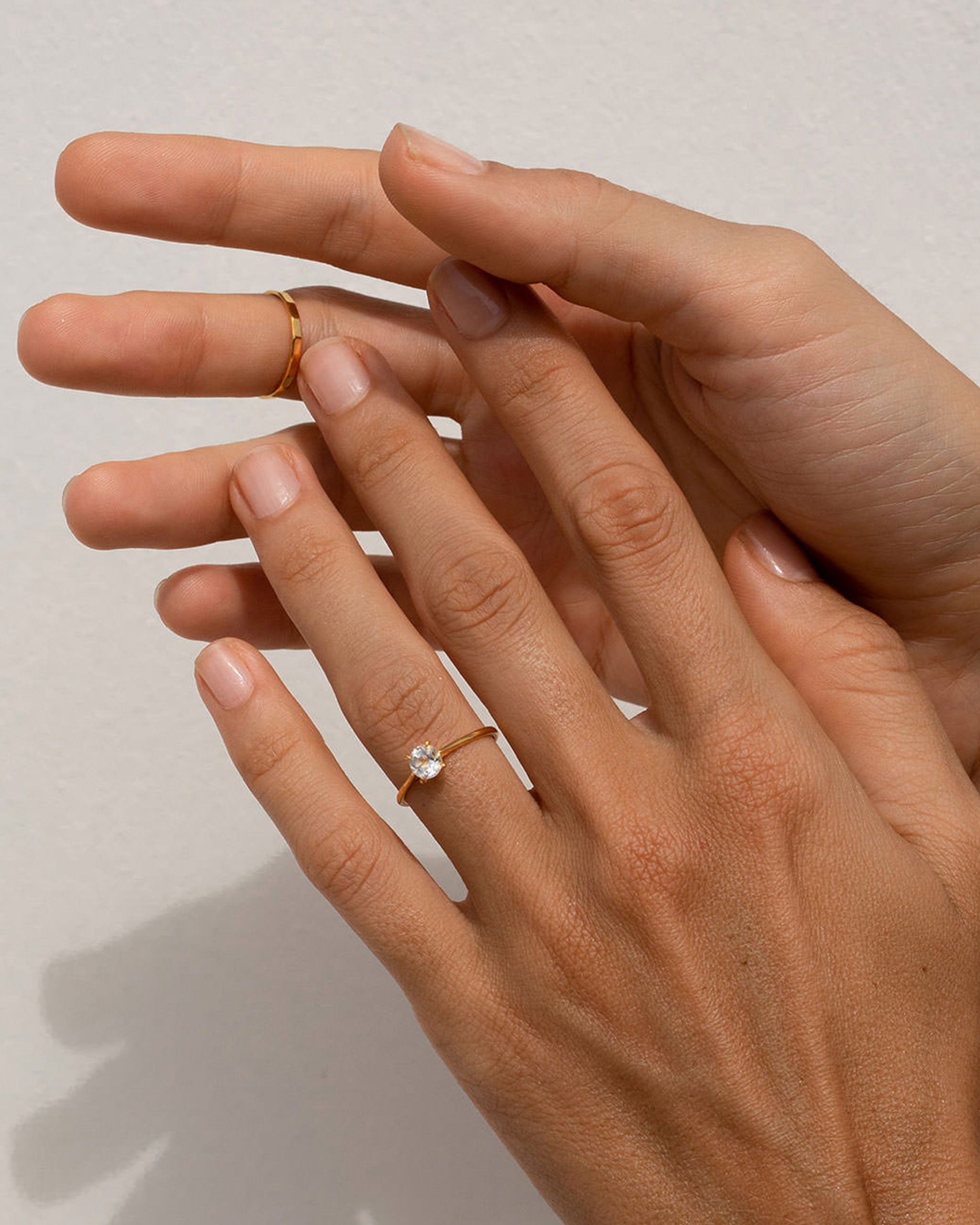 White Topaz Ring - Lilly