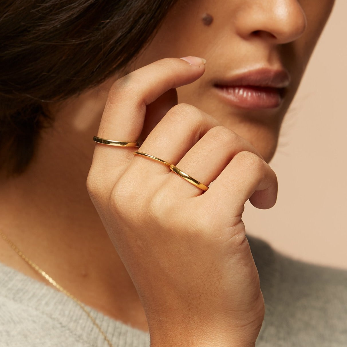 Gold Stacking Ring - Liv